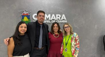 Comissão dos Direitos da Mulher da Câmara de Cuiabá debate saúde mental feminina com a Defensoria Pública de MT