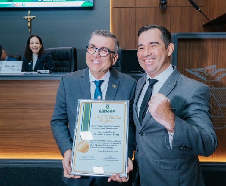 Vereador concede título de cidadão cuiabano a diretor da Band e destaca projeto Cidades Inteligentes